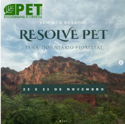 EVENTO: PET de Engenharia Florestal realiza desafio com estudantes