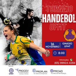 TORNEIO: UFMT promove torneios de handebol